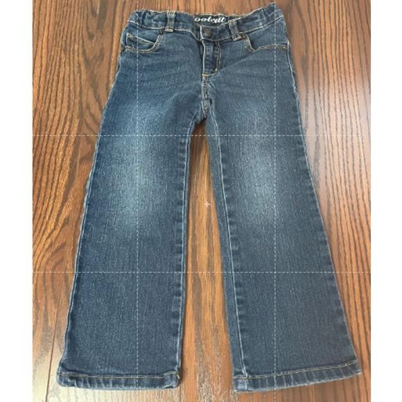 Lot Girls Jeans Denim Skinny Leg Jeans SZ 4T Teal Blue Leggings - Picture 5 of 15